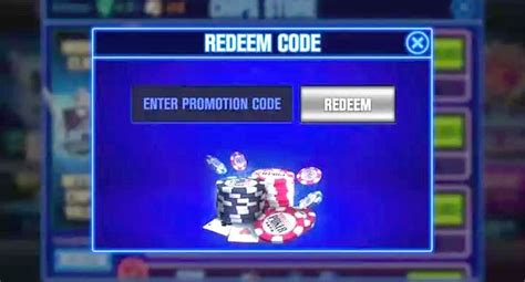 wsop poker redeem codes